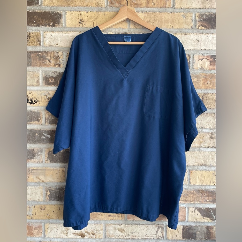 5 for $25🔥Fashion Seal Navy‎ Scrub Top 3XL